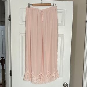 Victoria's Secret Lace Trim pajama pants
